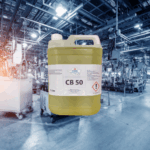 cb50 5 litre bottle with engineering plant background
