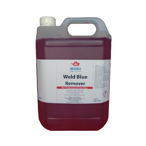 weld blue remover