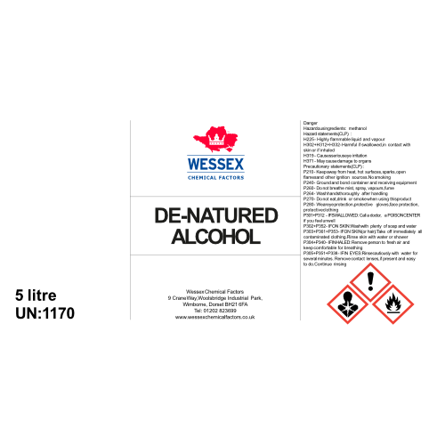 denatured alcohol