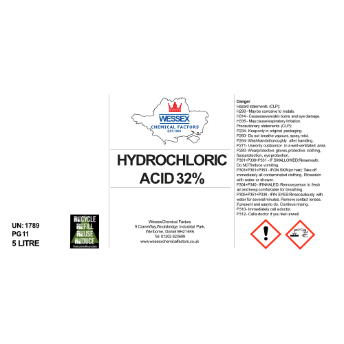 hydrochloric acid