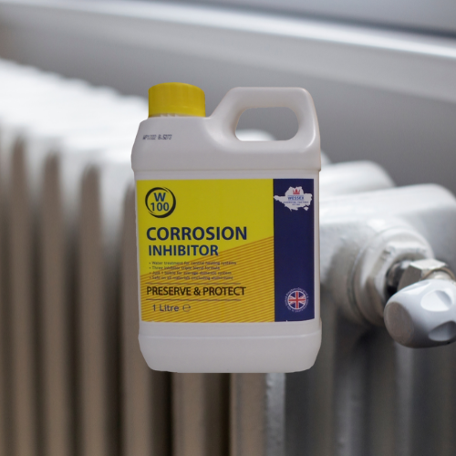 corrosion inhibitor in front of a radiator